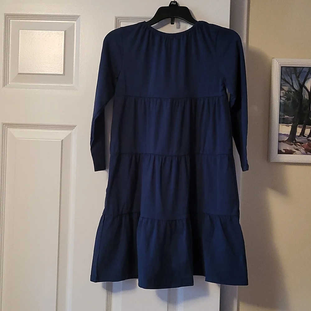 🔅Sunshine Swing blue dress, casual